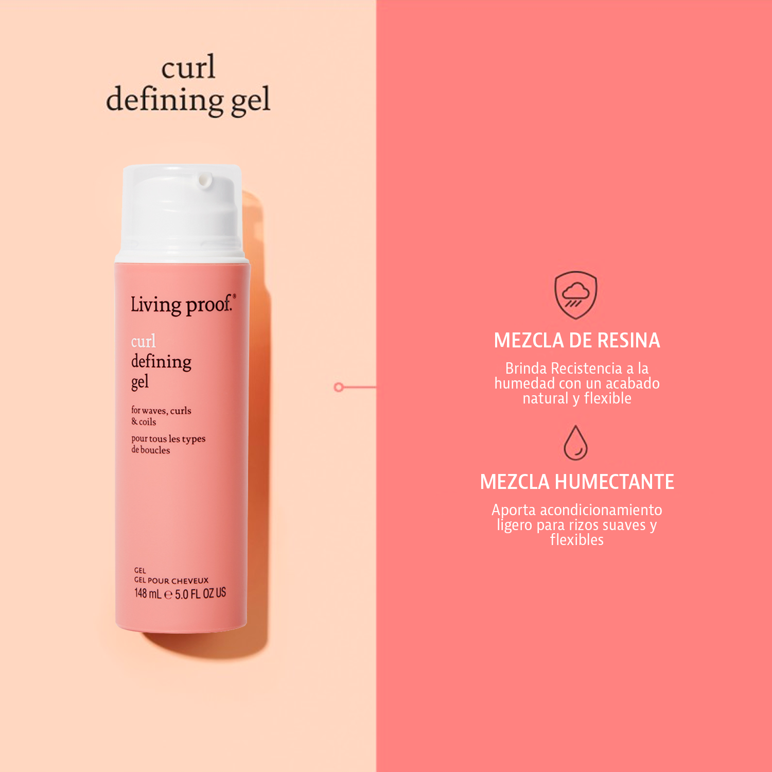 Set Curl Shampoo, Acondicionador y Gel - Cabello rizado
