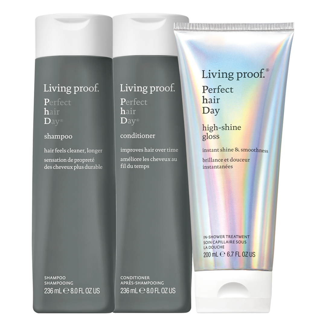 Set Phd Shampoo, Acondicionador y high-shine gloss